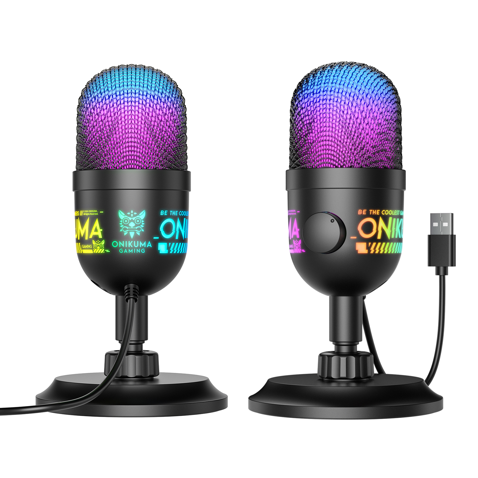 ONIKUMA M930 Studio RGB Microphone with 48KHz Capture & Smart Monitoring - Image 6