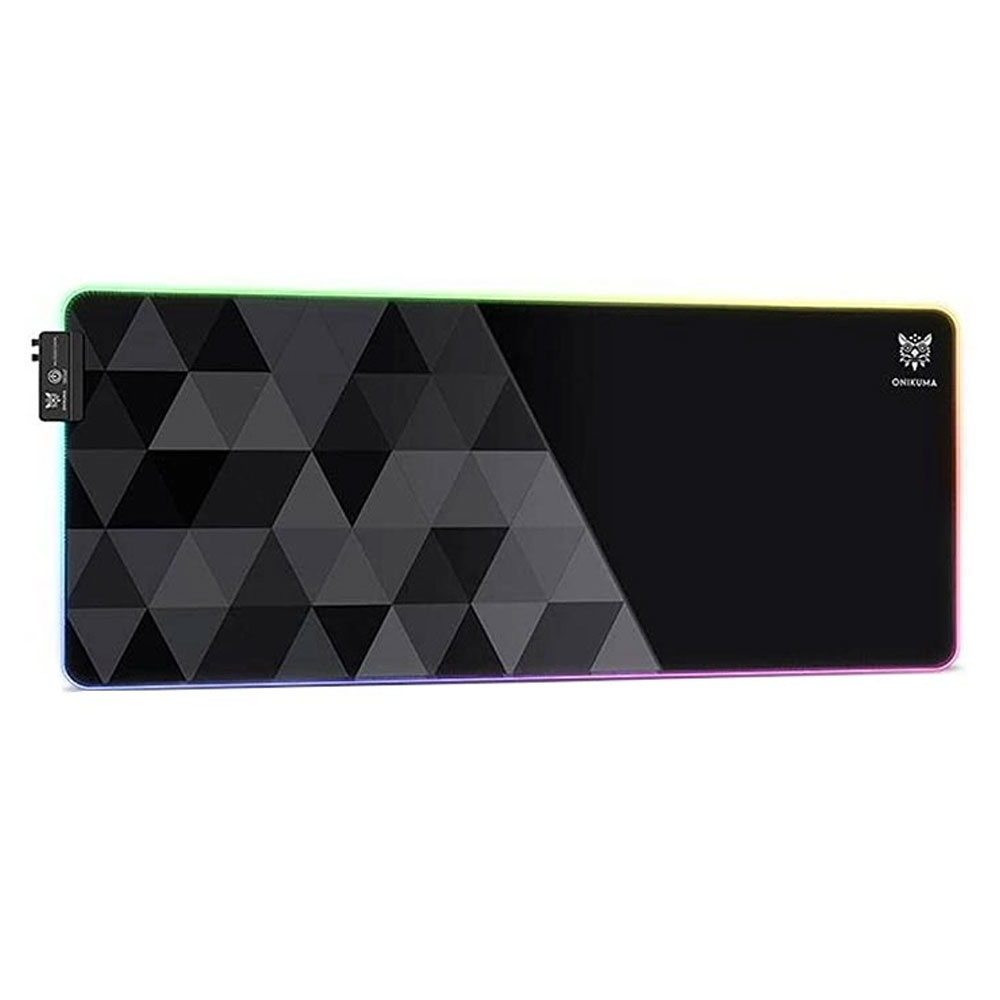 MP006 RGB Mousepad – Large Black Gaming Mouse Pad with RGB LED Lights, 14 Dynamic - Image 2