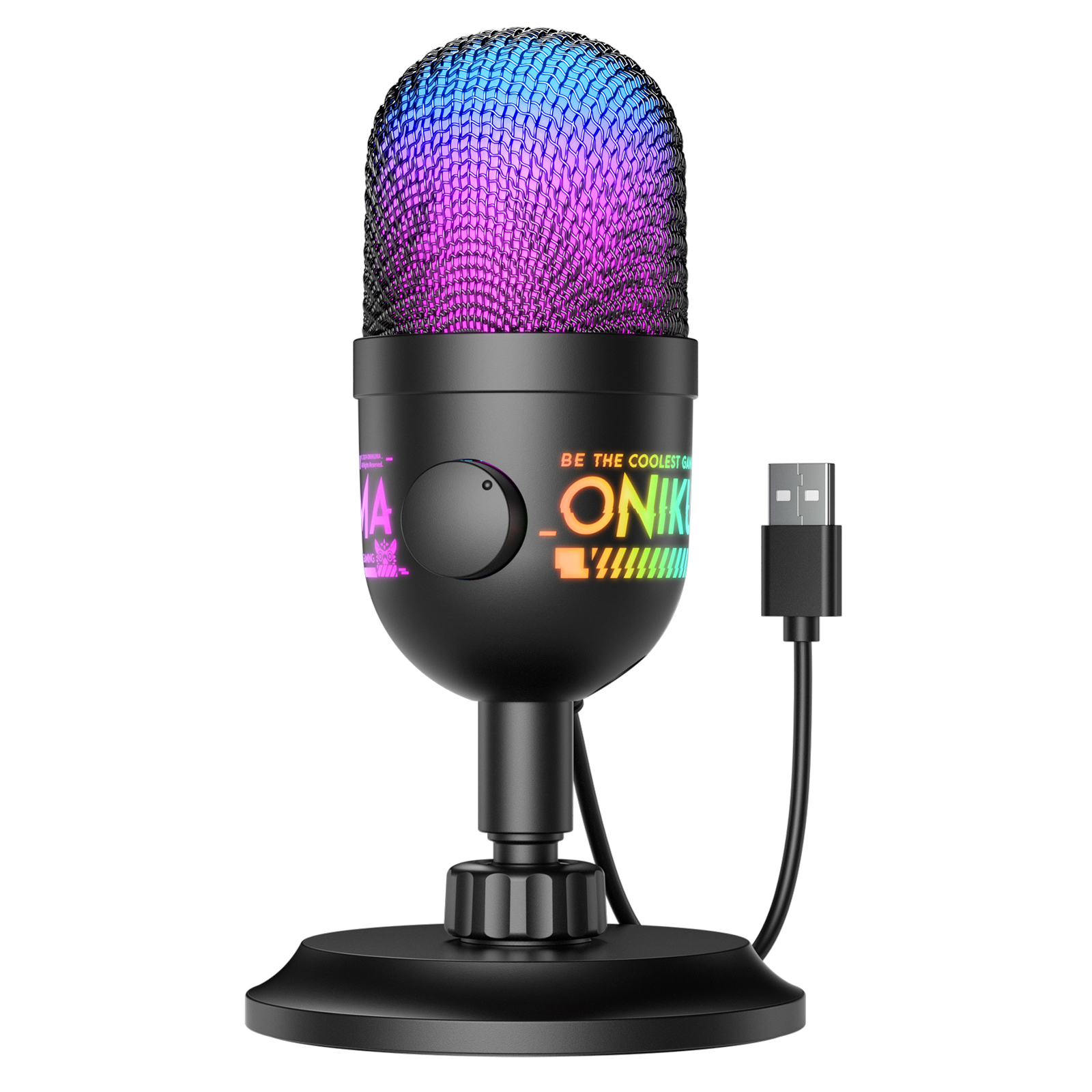 ONIKUMA M930 Studio RGB Microphone with 48KHz Capture & Smart Monitoring - Image 5