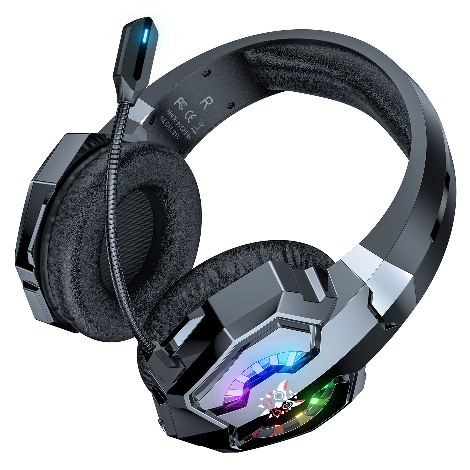 ONIKUMA B15 Tri-mode Bluetooth, 2.4G, Wired E-sports Game Headset(Black)